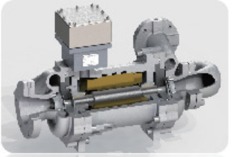 ऊर्जा कुशल वायु निलंबन ब्लोअर उच्च गति टर्बो ब्लोअर 5-120kPa