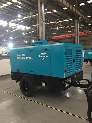मोबाइल स्क्रू एयर कंप्रेसर 0.5-2.5Mpa डीजल/इलेक्ट्रिक 50-400HP