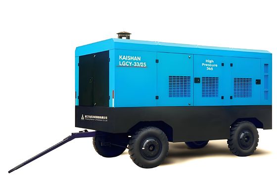 Industrial mobile air compressors and maximum performance with optimal efficiency